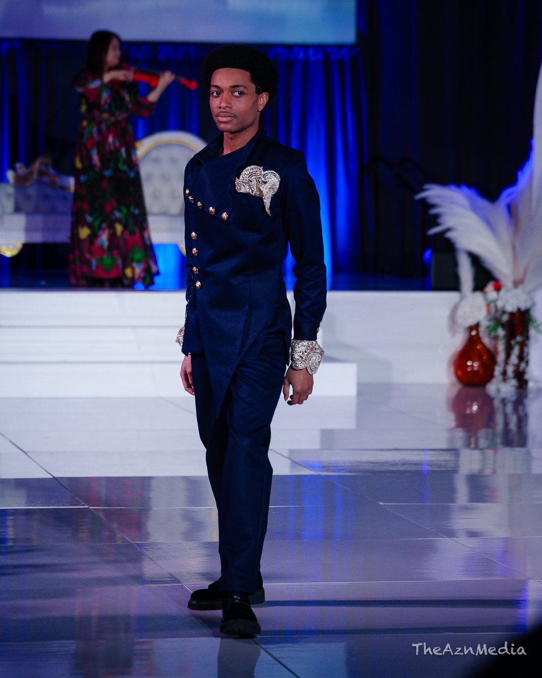 Royal Threads Reimagined runway full look